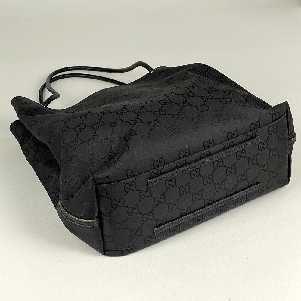 Gucci black GG bag tote shoulder